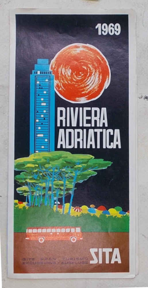 Riviera Adriatica. Gite gran turismo SITA. 1969.