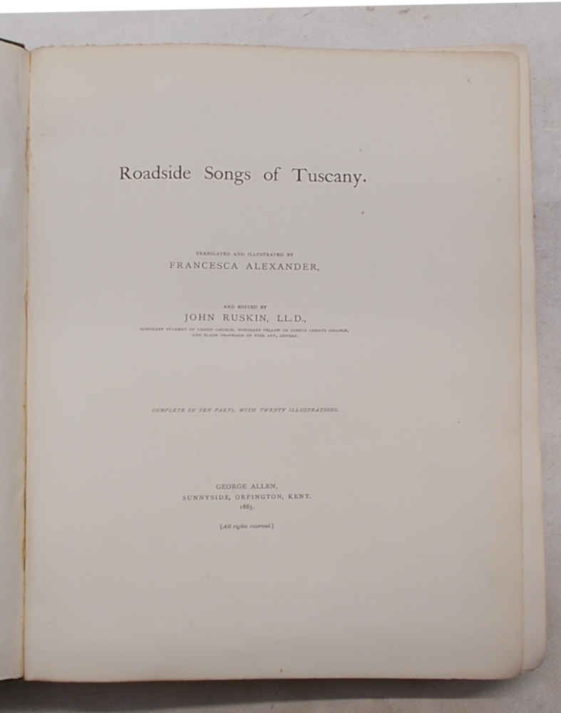 Roadside Songs of Tuscany.