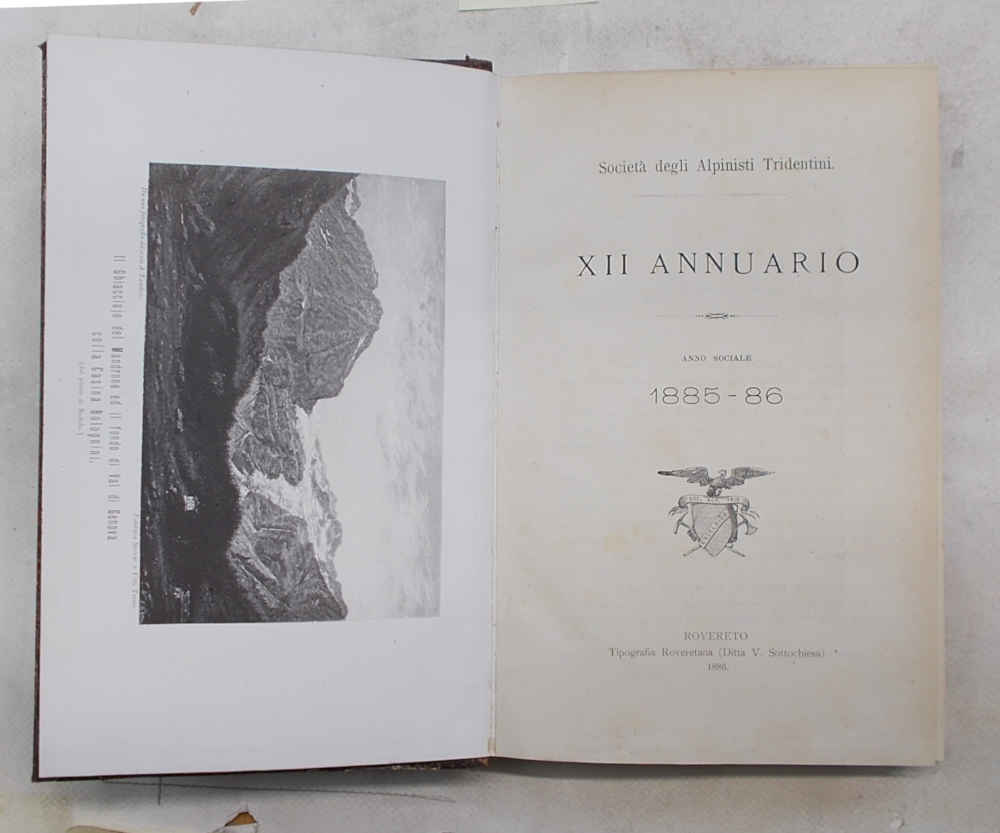 Società degli Alpinisti Tridentini. XII Annuario. Anno sociale 1885 - …