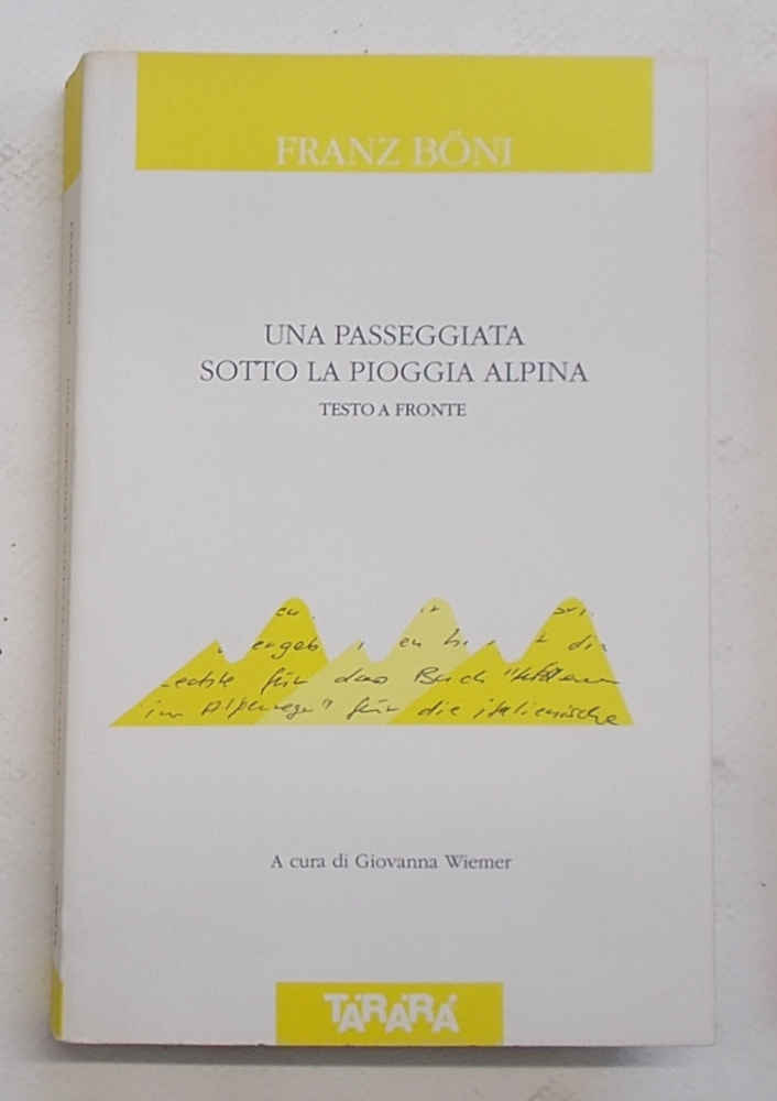 Una passeggiata sotto la pioggia alpina.