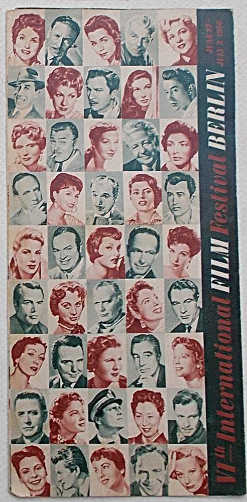 VIth International Film Festival Berlin. June 22-july 3 1956.