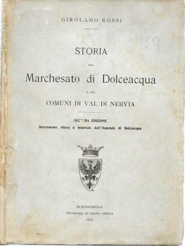 Storia del Marchesato di Dolceacqua e dei Comuni di Val …