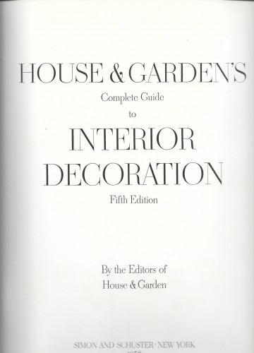 Complete guide to interior decoration