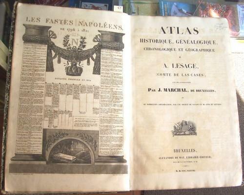 Atlas historique généalogique chronologique et géographique. Avec des Argumentations par …