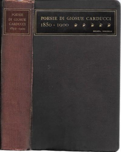 Poesie di Giosuè Carducci 1850-1900