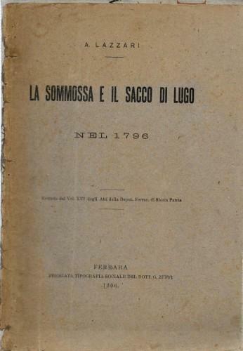 La sommossa e il sacco di Lugo nel 1796