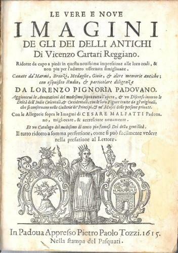 Le vere e nove imagini de gli dei delli antichi …
