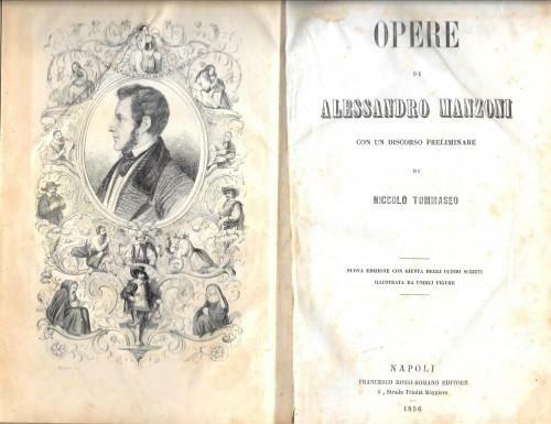 Opere di Alessandro Manzoni, con discorso preliminare di Niccolò Tommaseo