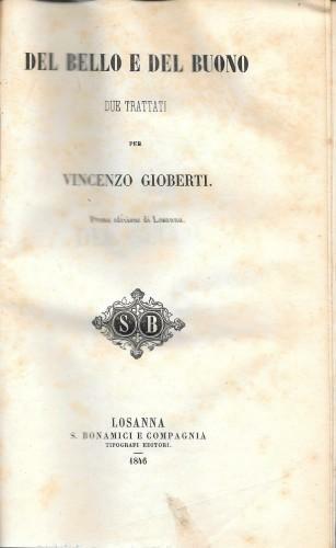 Del Bello e del Buono. Due trattati