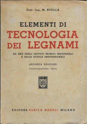 Elementi di TECNOLOGIA dei LEGNAMI