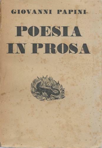 Poesia in prosa
