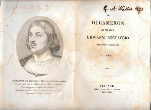 IL DECAMERONE di Messer Giovanni Boccacci, cittadino fiorentino - 4 …