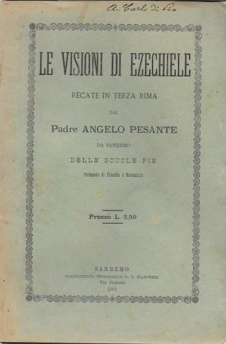 Le visioni di Ezechiele recate in terza rima dal Padre …