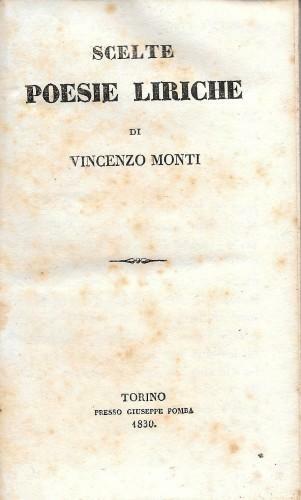 Scelte poesie liriche - Tragedie, 2 opere in 1 vol.
