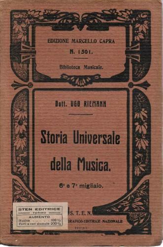 Storia universale della musica