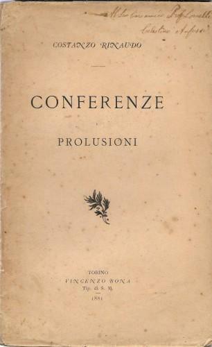 Conferenze - Prolusioni
