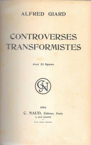 Controverses transformistes