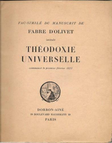 Theodoxie universelle commence' le premier fevrier 1823