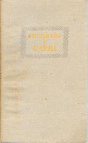 Incontri a Capri 13 - 18 settembre 1948