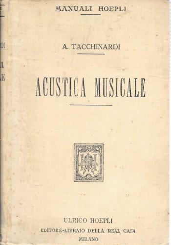 Acustica musicale