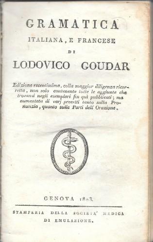 Gramatica italiana e francese