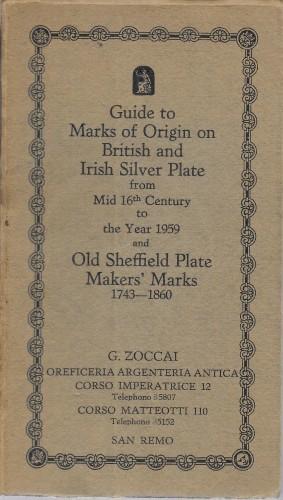 Guide to Marks of origin on British and Irish Silver …