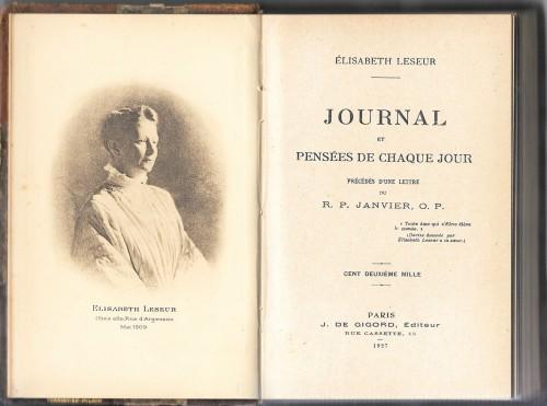 Journal et pensées de chaque jour précédés d'une lettre du …