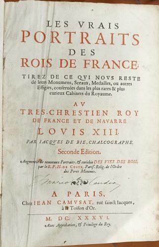 Les vrais portraits des Rois de France tirez de ce …