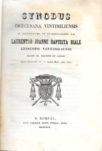 Synodus Diocesana Vintimiliensis