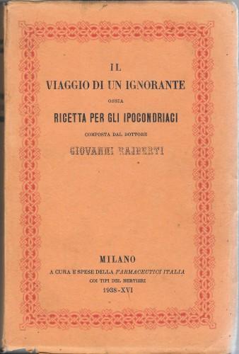 Viaggio di un ignorante ossia ricetta per gli ipocondriaci