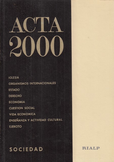 ACTA 2000. ENCICLOPEDIA SISTEMÁTICA. SOCIEDAD. TOMO 2