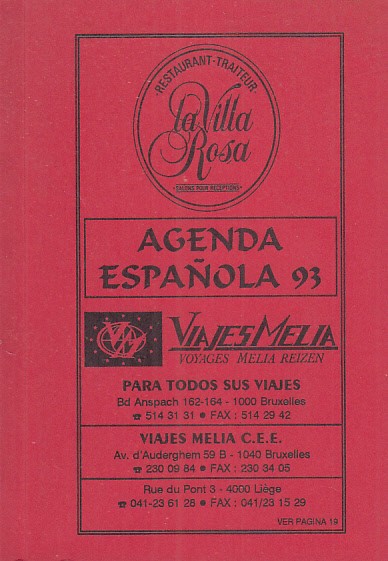 AGENDA ESPAÑOLA 93