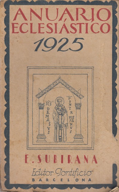 ANUARIO ECLESIÁSTICO 1925