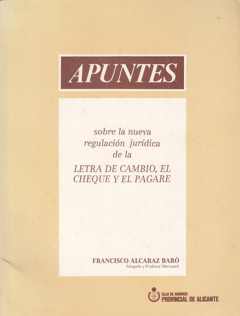 Apuntes sobre una nueva regulación jurídica de la letra de …