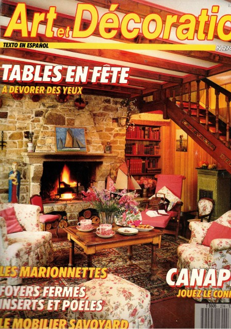 ART ET DECORATION. Nº274 DECEMBRE 1987 (NORD, LE ROUGE ET …