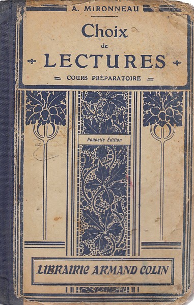 CHOIX DE LECTURES. Cours préparatoire