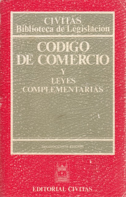 CODIGO DE COMERCIO Y LEYES COMPLEMENTARIAS