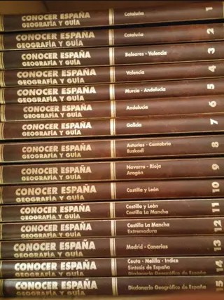 CONOCER ESPAÑA. GEOGRAFÍA Y GUÍA. 15 VOL (COMPLETA)