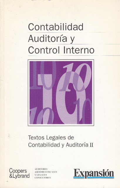 CONTABILIDAD, AUDITORÍA Y CONTROL INTERNO 10. TEXTOS LEGALES DE CONTABILIDAD …