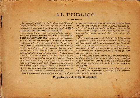 CURSO DE ESCRITURA REDONDA FRANCESA