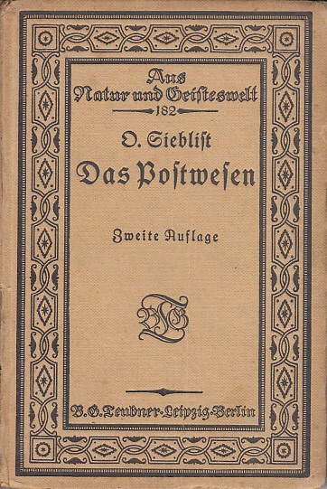 Das Boftwefen