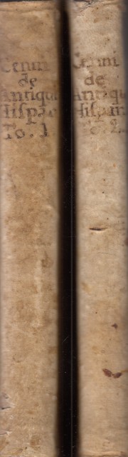 DE ANTIQUITATE ECCLESIAE HISPANAE DISSERTATIONES IN DUOS TOMOS DISTRIBUTAE.