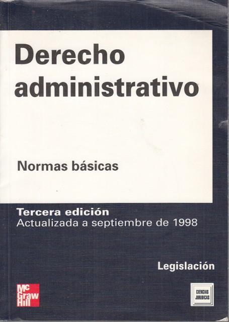 Derecho Administrativo. Normas básicas