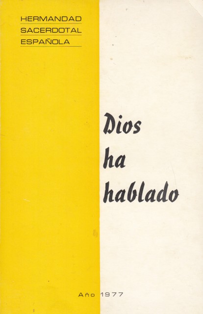 DIOS HA HABLADO