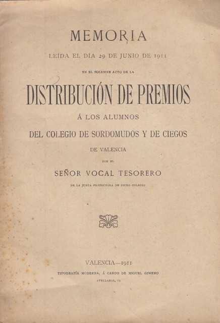 DISTRIBUCION DE PREMIOS A LOS ALUMNOS DE SORDOMUDOS Y DE …