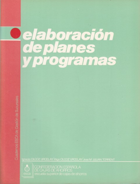 ELABORACIÓN DE PLANES Y PROGRAMAS