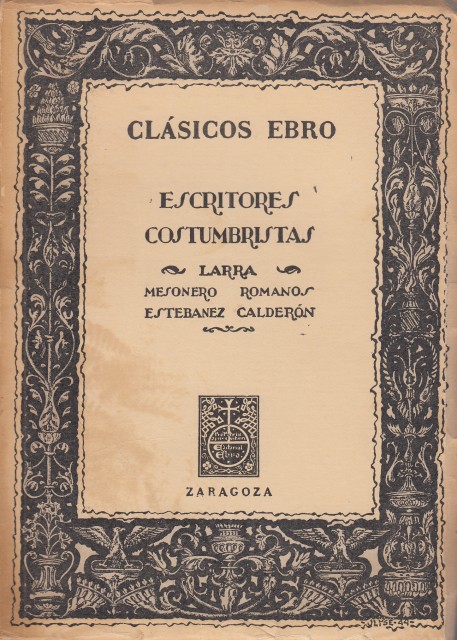 Escritores Costumbristas