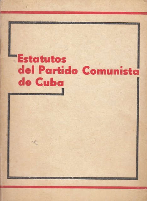 Estatutos del Partido Comunista de Cuba