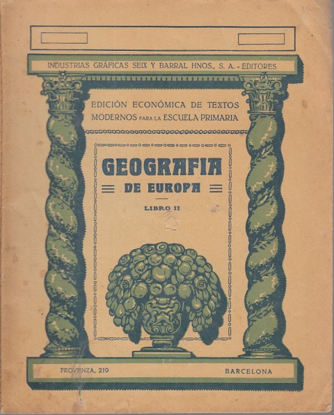 GEOGRAFÍA DE EUROPA. LIBRO II