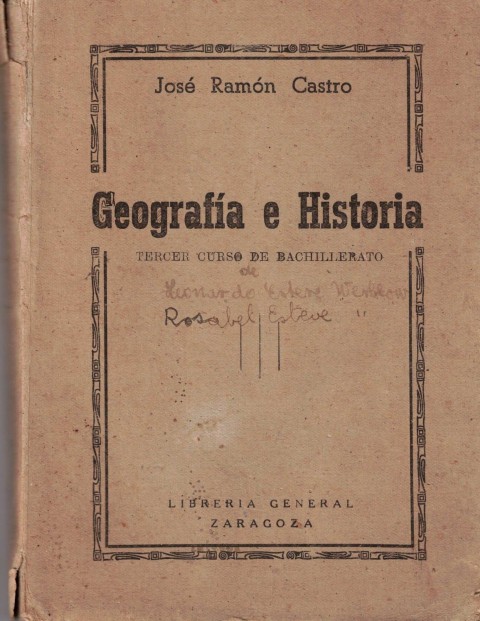 Geografía e historia (Tercer curso de Bachillerato)